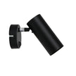 Ultra Black GU10 Adjustable Spotlight With Switch