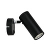 Ultra Black GU10 Adjustable Spotlight With Switch