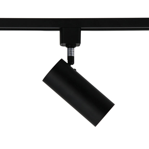 Ultra Black GU10 Adjustable Single Circuit Track Head