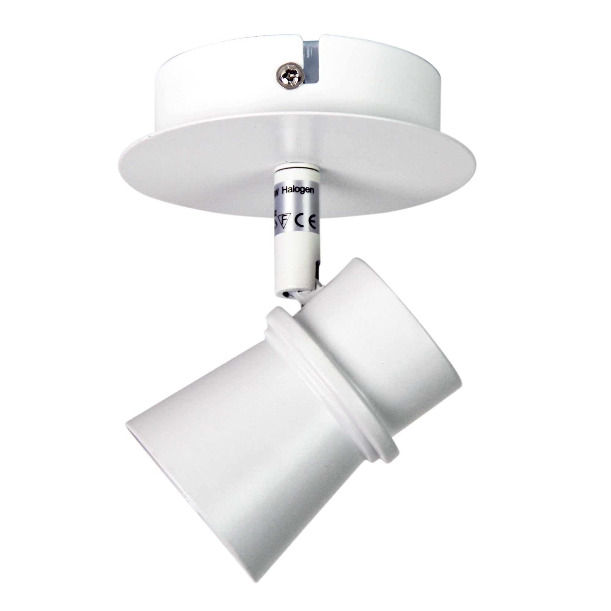 Yarra 1 Light LED Ready Adjustable Spotlight GU10 White