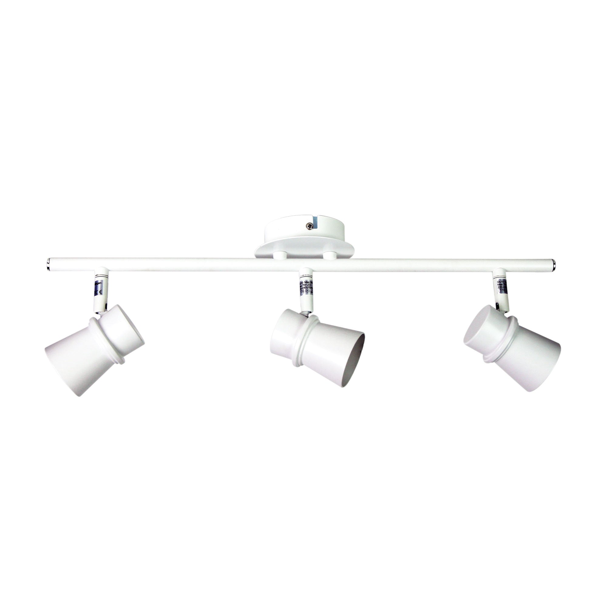 Yarra 3 Light LED Ready Adjustable Spotlight GU10 White
