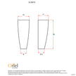 Nova Opal Matt Glass E27 Wall Light