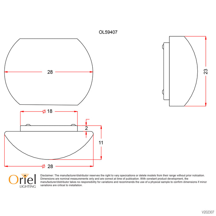 Elba Opal Matt Glass E27 Wall Light