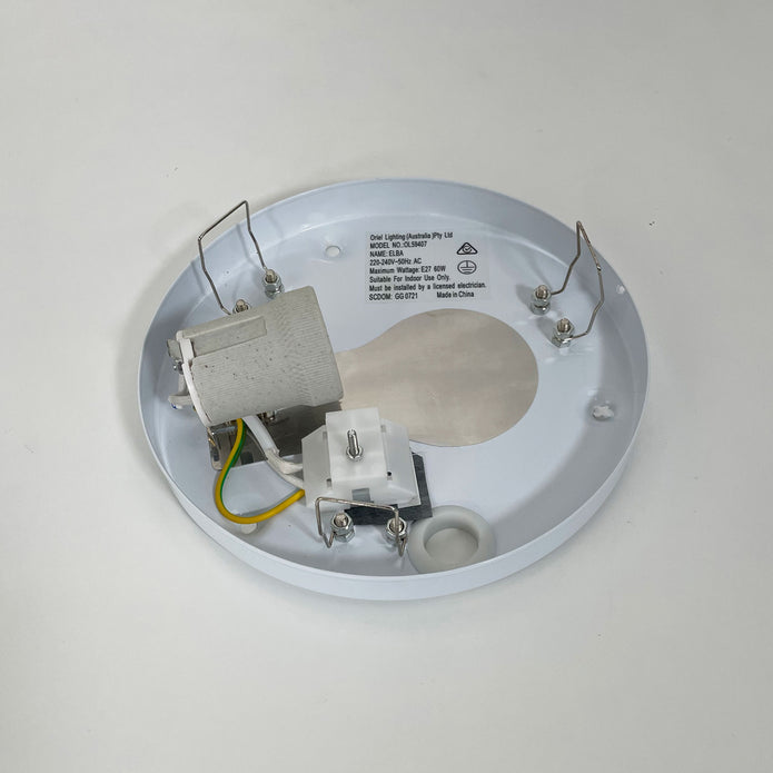 Elba Opal Matt Glass E27 Wall Light