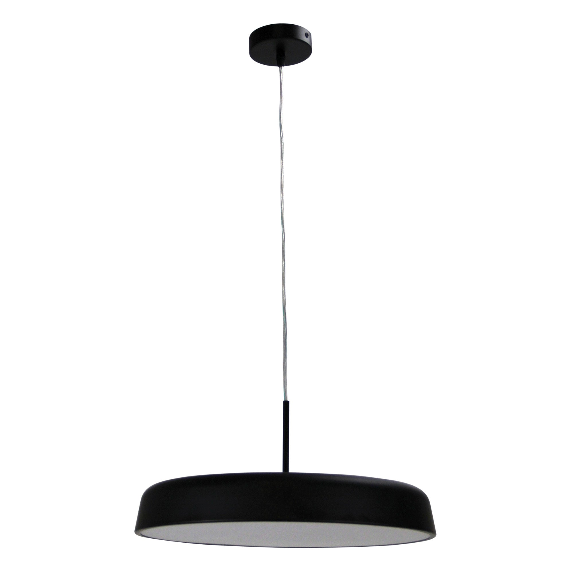 Madison 42 24W Dimmable Tricolour Black LED Pendant