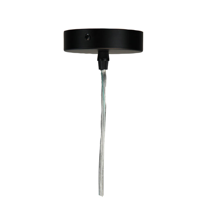 Madison 42 Black & Opal 24W CCT LED Pendant