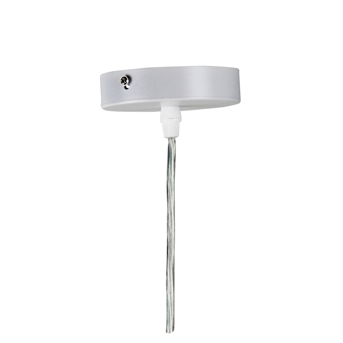 Madison 42 White & Opal 24W CCT LED Pendant