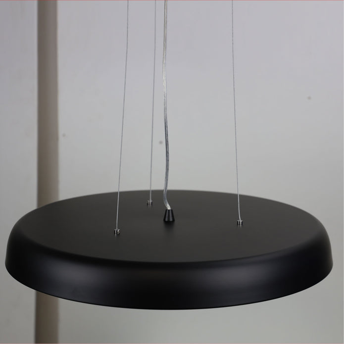 Madison 56 Black & Opal 36W CCT LED Pendant
