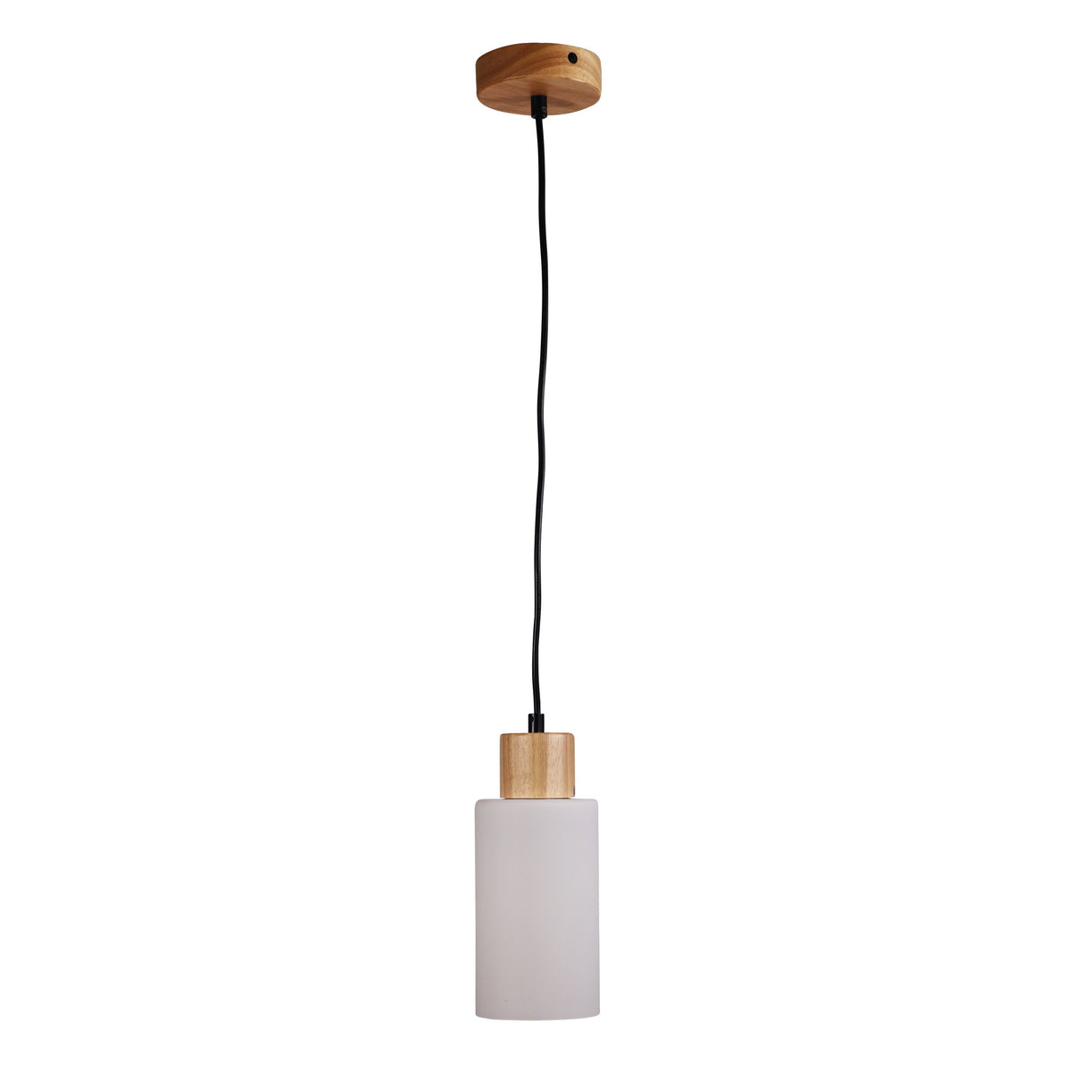 Nina Glass &Amp; Timber Pendant