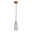 Nina Glass &Amp; Timber Pendant