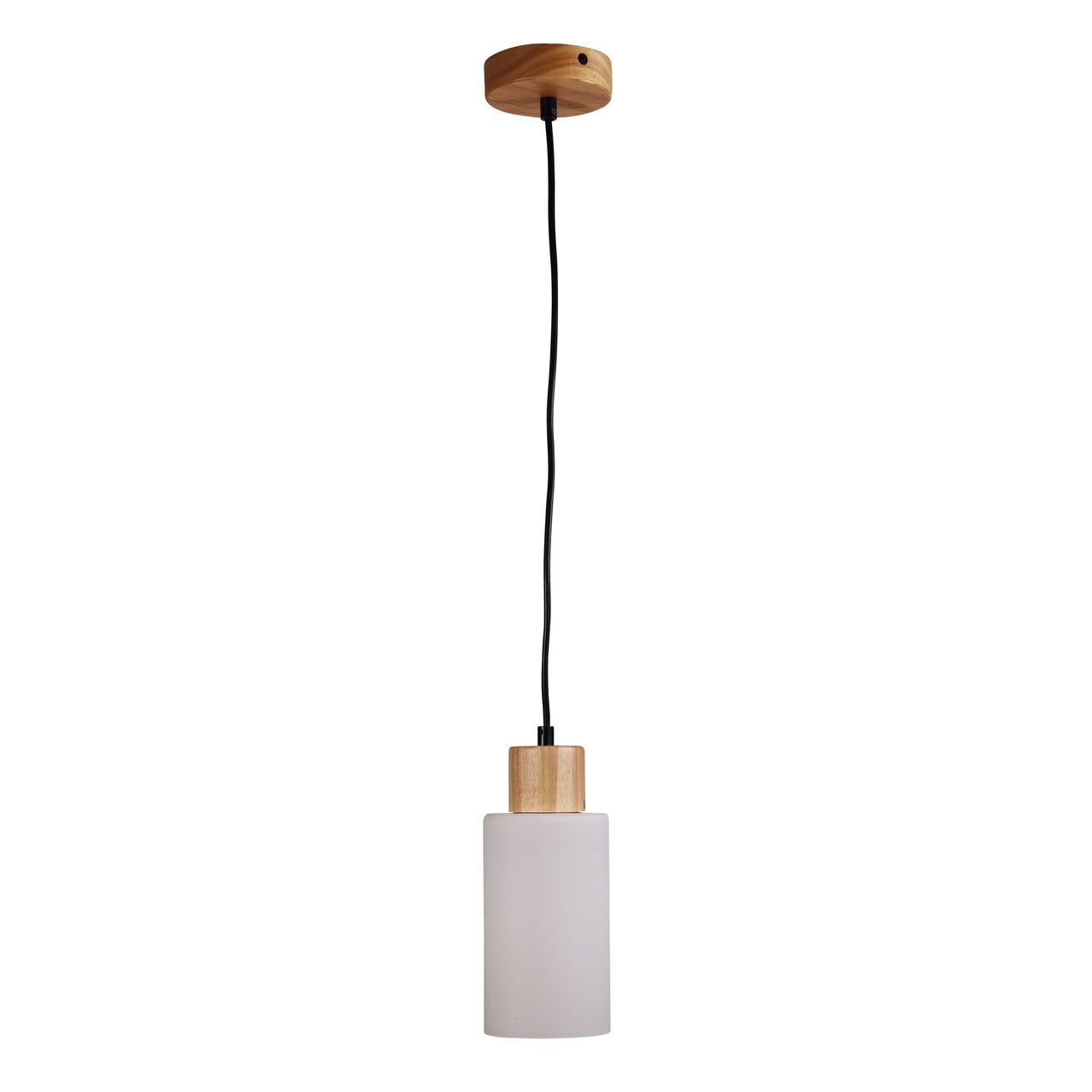 Nina Glass &Amp; Timber Pendant