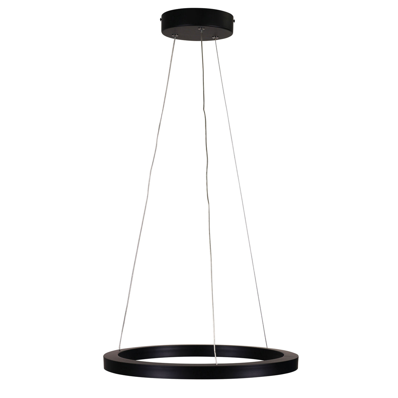 Nebula 40 CTS Modern Tricolour LED Halo Black Pendant