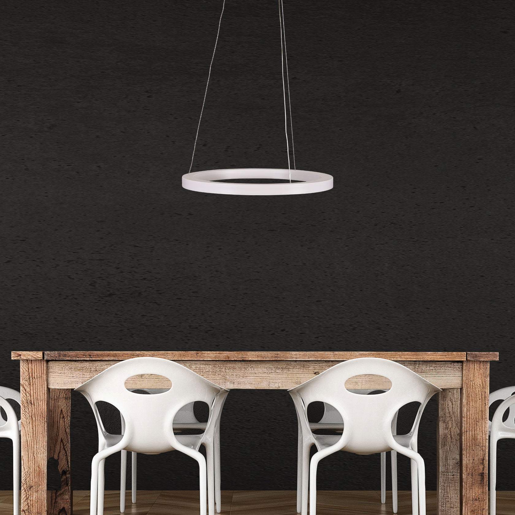 Nebula.40 White 18W CCT Modern LED Halo Pendant