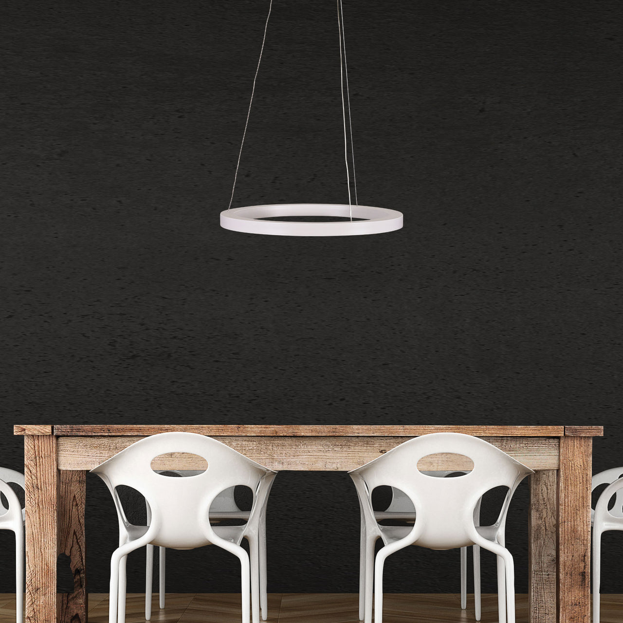 Nebula.40 White 18W CCT Modern LED Halo Pendant