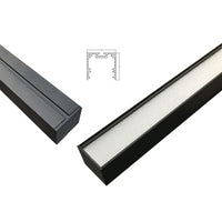 Thumbnail for Shard.1500 Black 30W CCT Slimline Linear LED Pendant