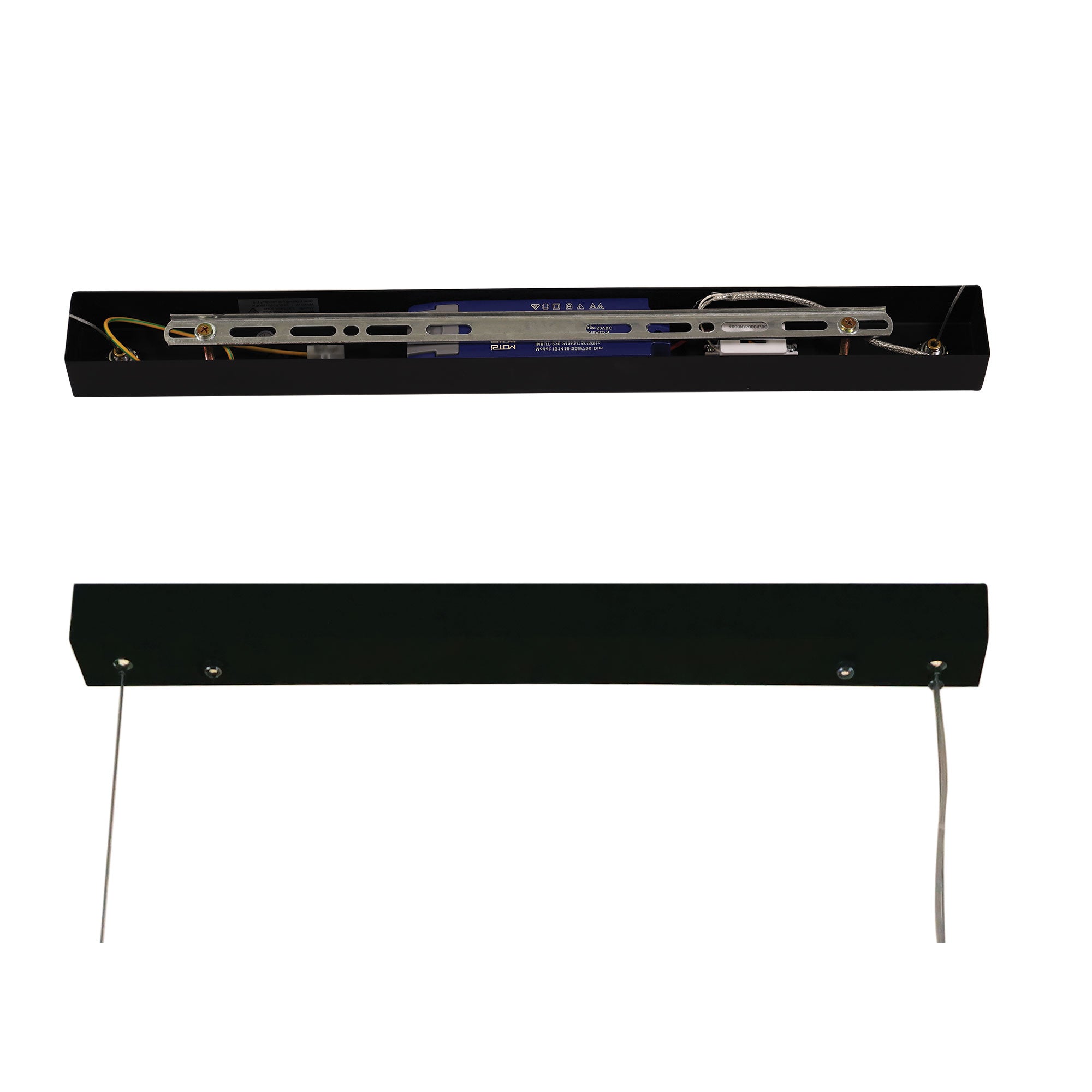 Shard.1500 Black 30W CCT Slimline Linear LED Pendant
