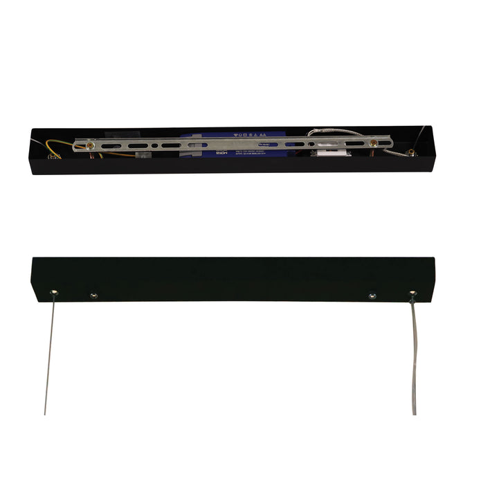 Shard 1500 Black 30W CCT Slimline Linear LED Pendant