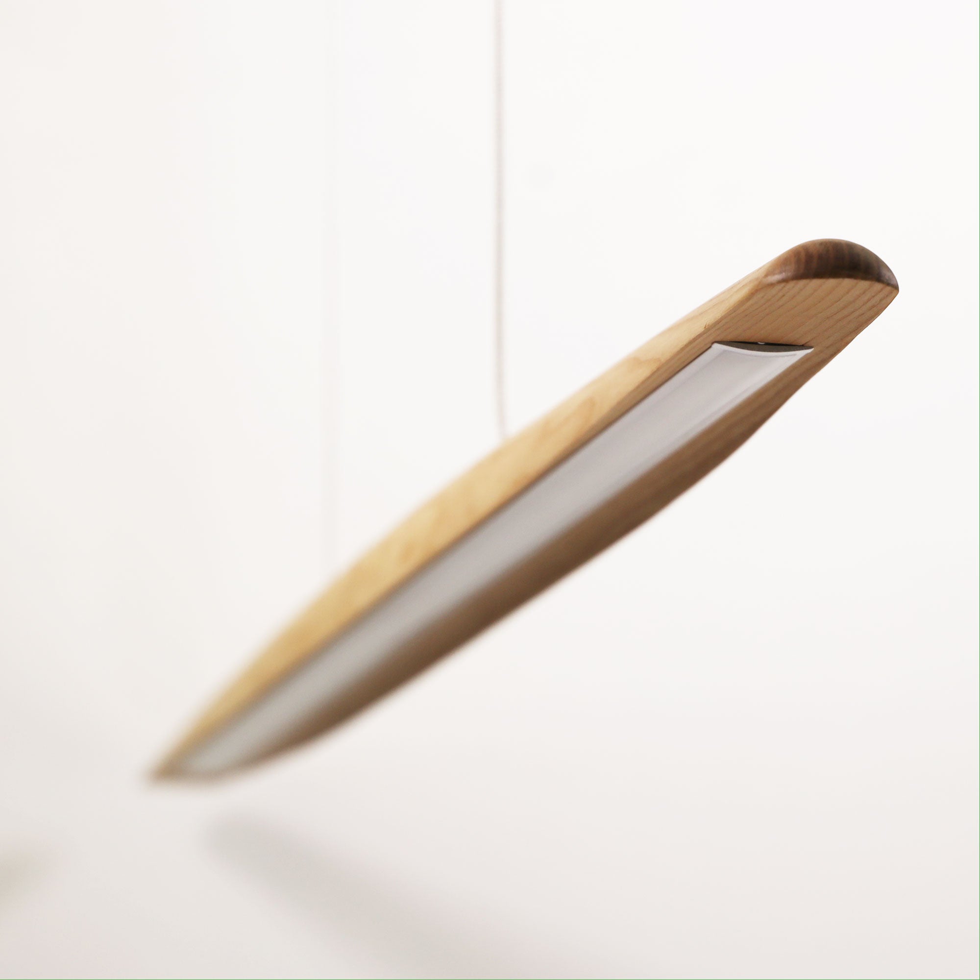 Eastoft Ash Wood 24W CCT Linear LED Pendant