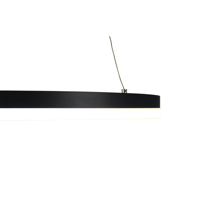Cronus 60 Black 24W CCT Modern LED Halo Pendant