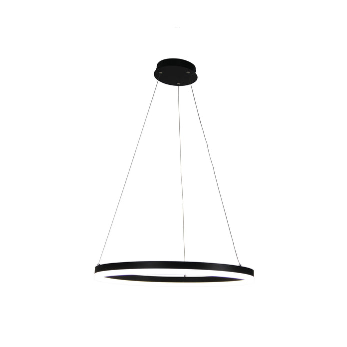 Cronus 60 Black 24W CCT Modern LED Halo Pendant