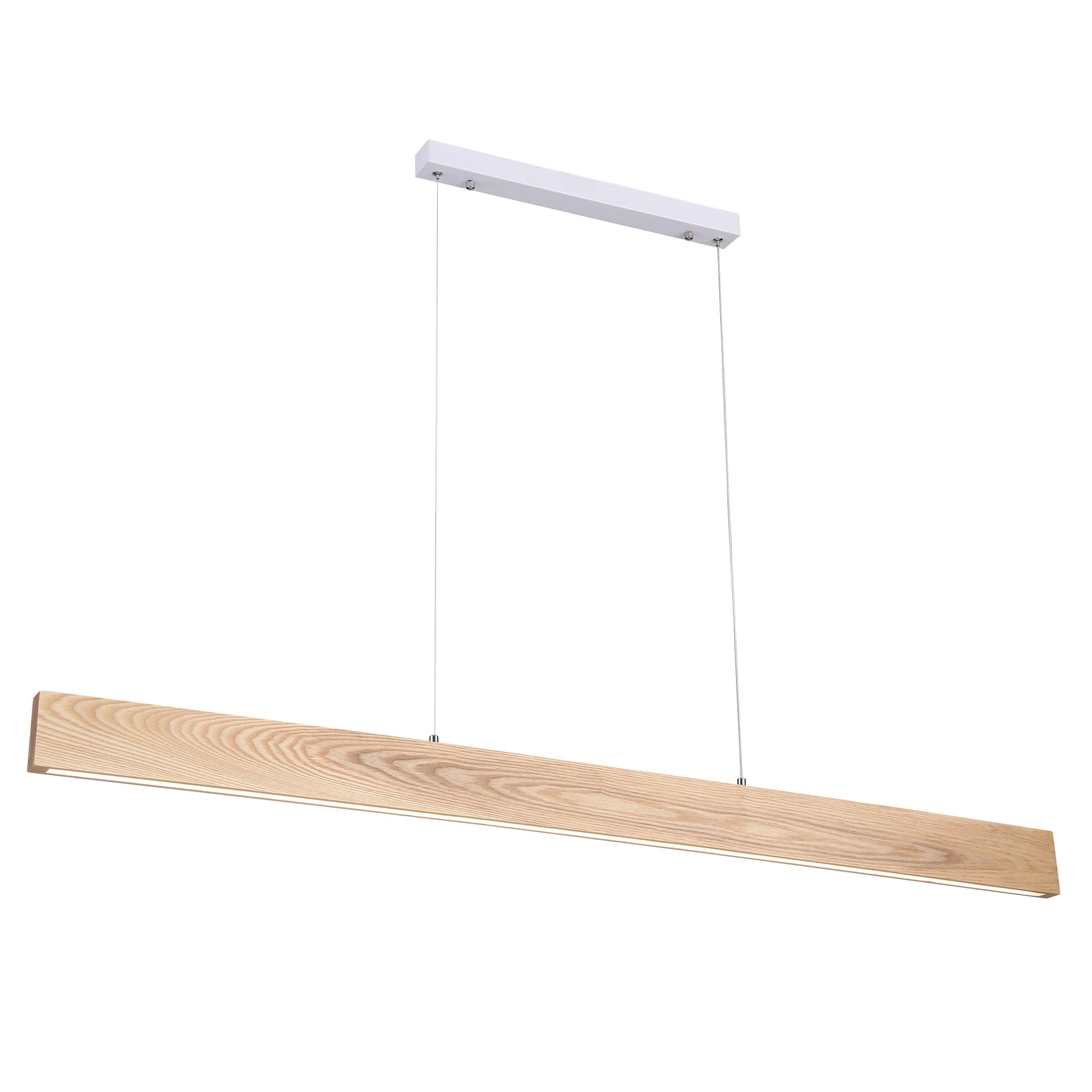 Langtoft Ash Wood Tricolour LED Pendant