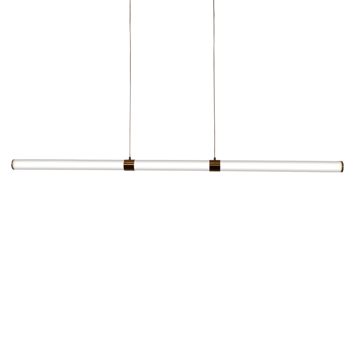 Kallita Bronze & Opal Matt Acrylic 30W CCT Linear LED Pendant