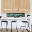 Kallita Bronze & Opal Matt Acrylic 30W CCT Linear LED Pendant