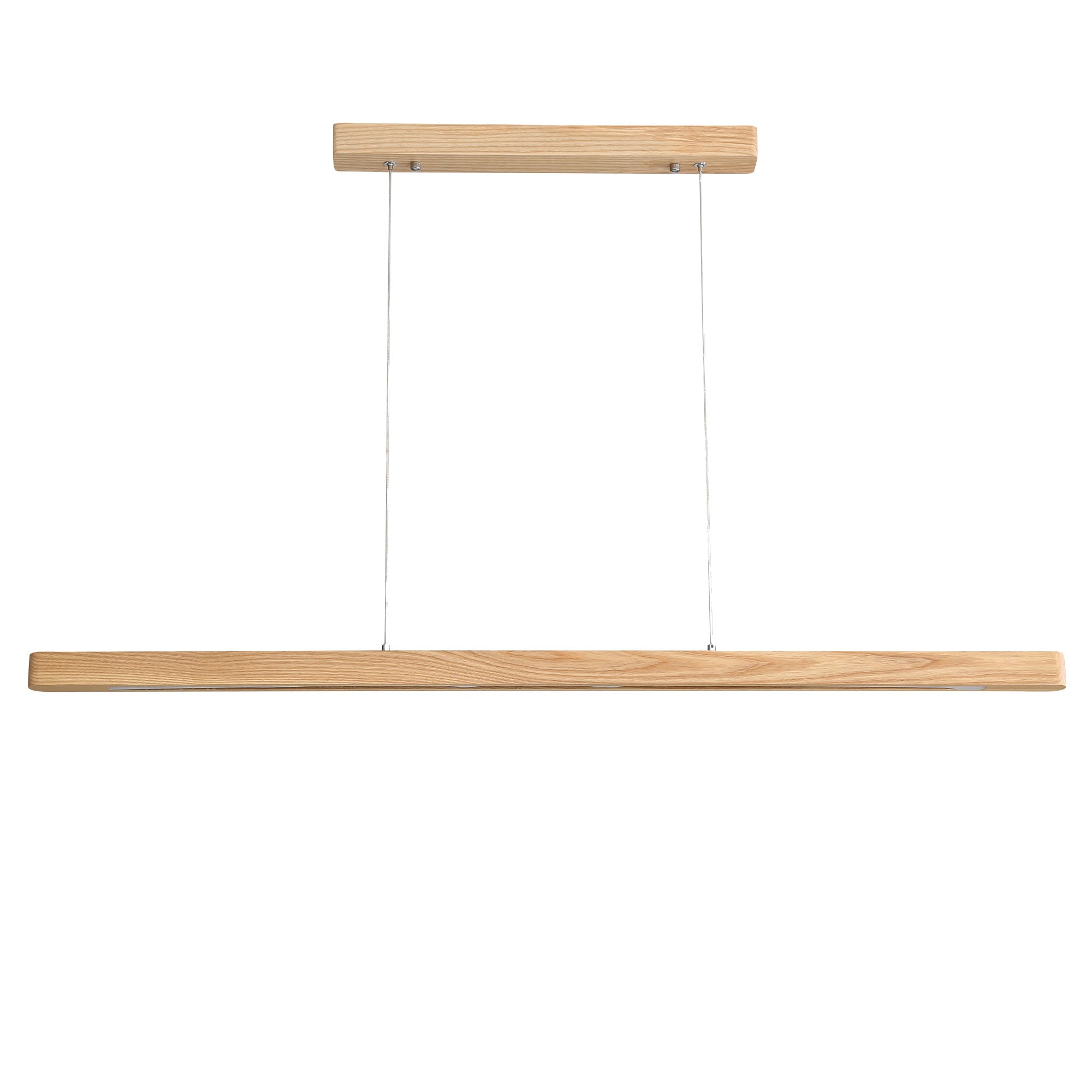 Alpha 150 Ash Wood Tricolour LED Linear Pendant