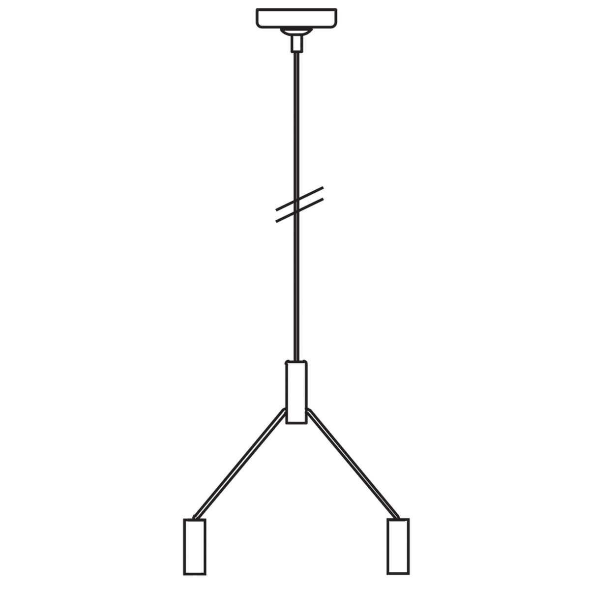 Vana White Suspension To Use With The Vana LED Ceiling Lights