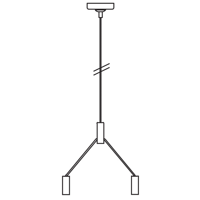 Vana White Suspension To Use With The Vana LED Ceiling Lights