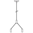 Vana White Suspension To Use With The Vana LED Ceiling Lights