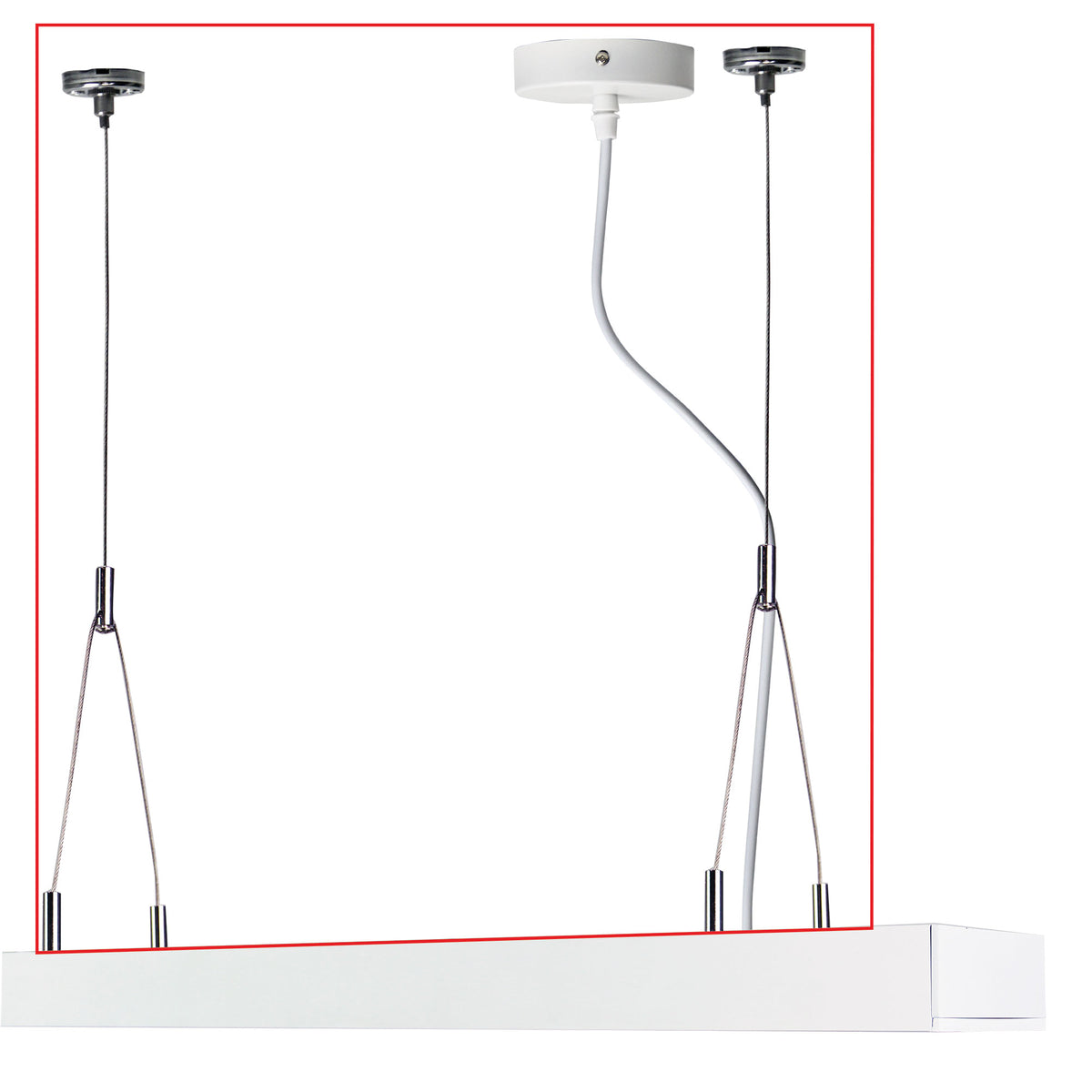 Vana White Suspension To Use With The Vana LED Ceiling Lights