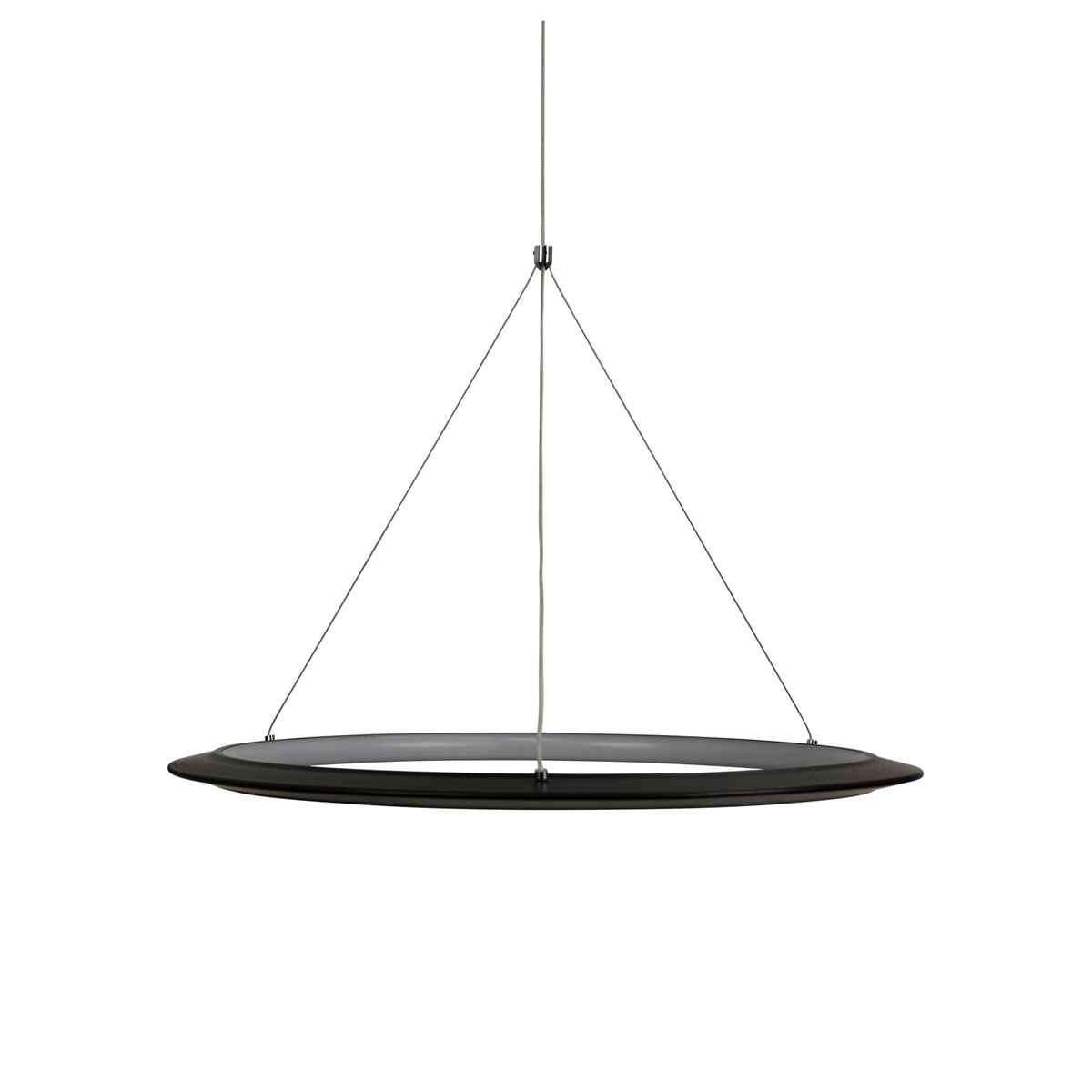 Saturn 60 CTS Modern Tricolour LED Halo Pendant Black
