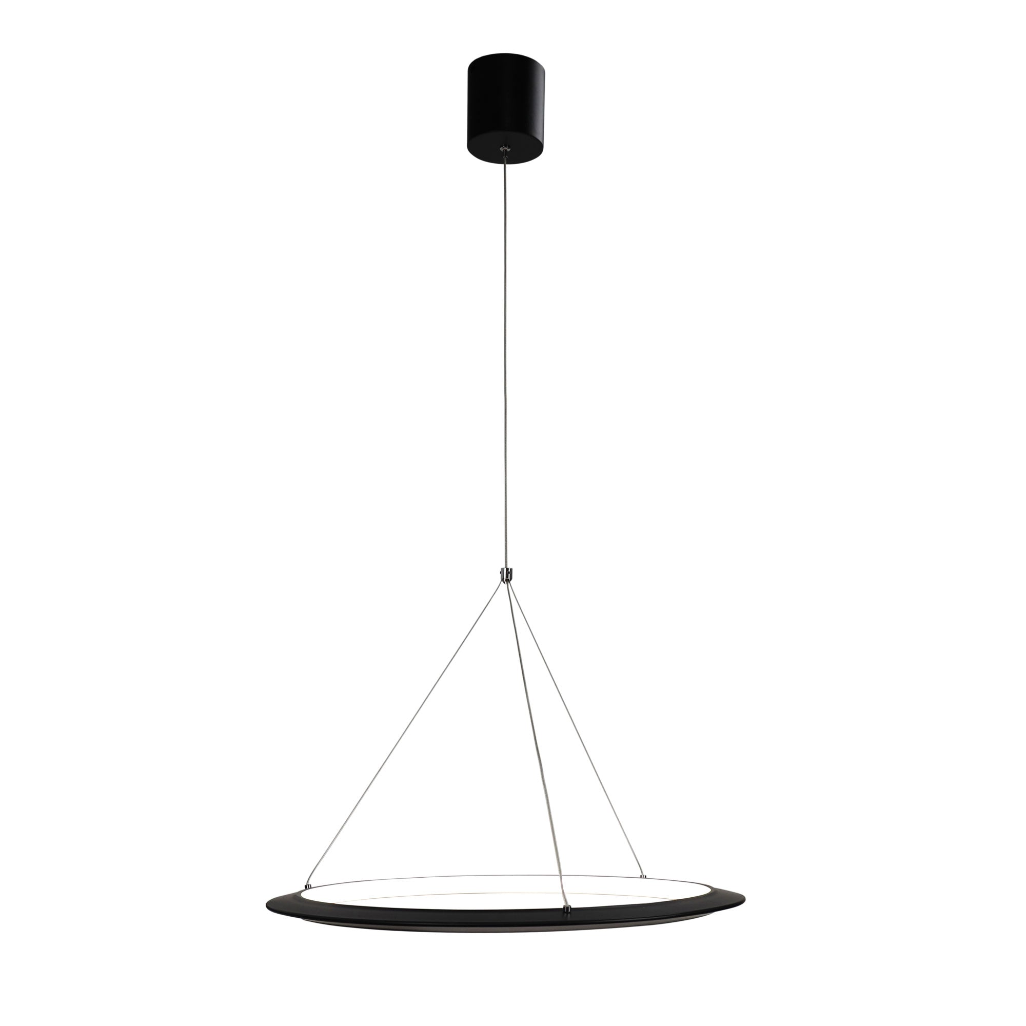 Saturn.60 Black 24W CCT Modern LED Halo Pendant