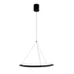 Saturn 60 Black 24W CCT Modern LED Halo Pendant