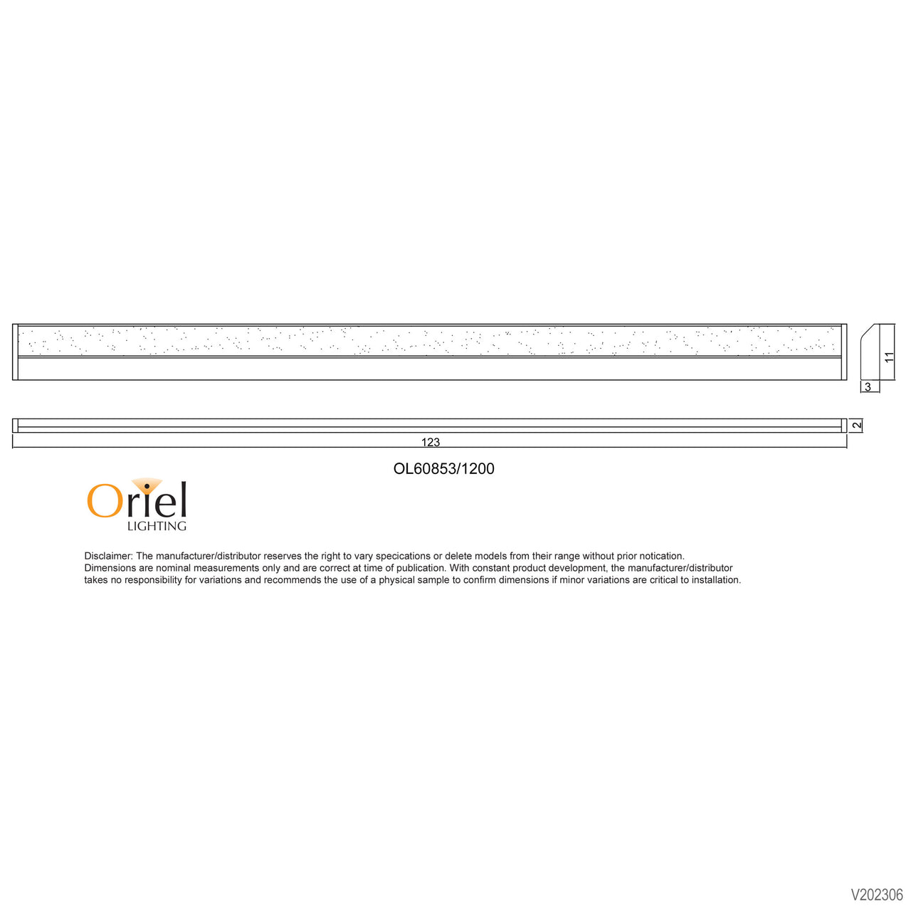 Mode.120 White 16.5W CCT 1230mm Adjustable LED Vanity Light