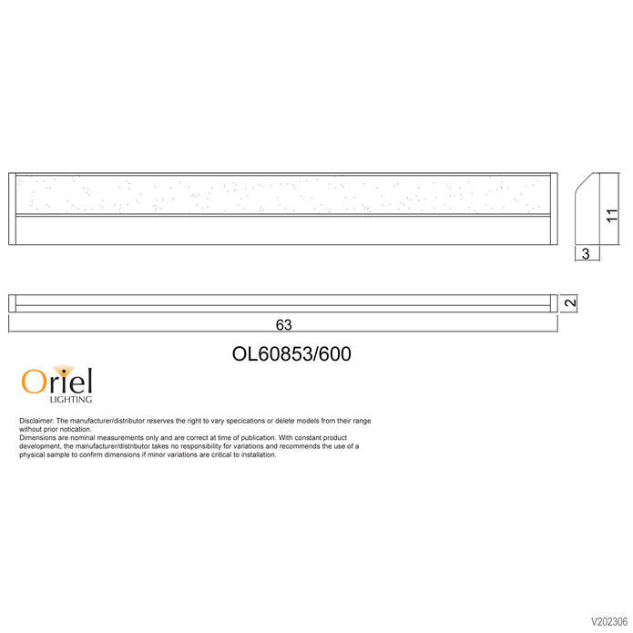 Mode 60 White 10W CCT 630mm Adjustable LED Vanity Light