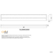 Mode 60 White 10W CCT 630mm Adjustable LED Vanity Light