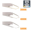 Mode 120 White 16.5W CCT 1230mm Adjustable LED Vanity Light