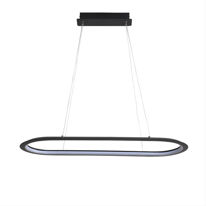 Ovale Black CTS LED Pendant