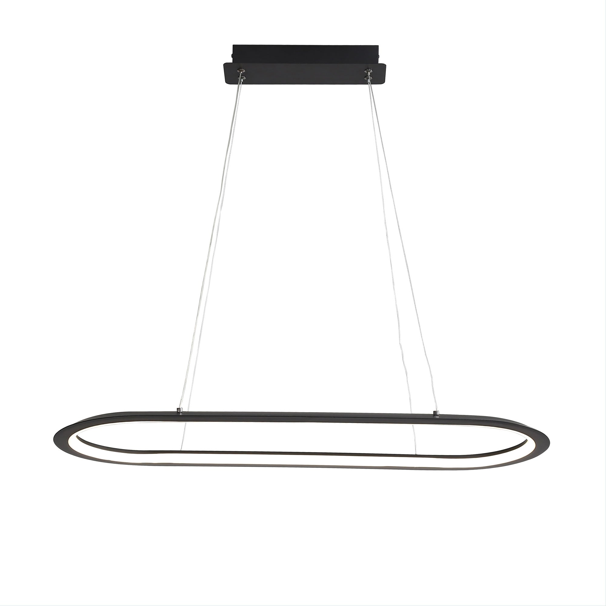 Ovale Black 38W CCT LED Pendant