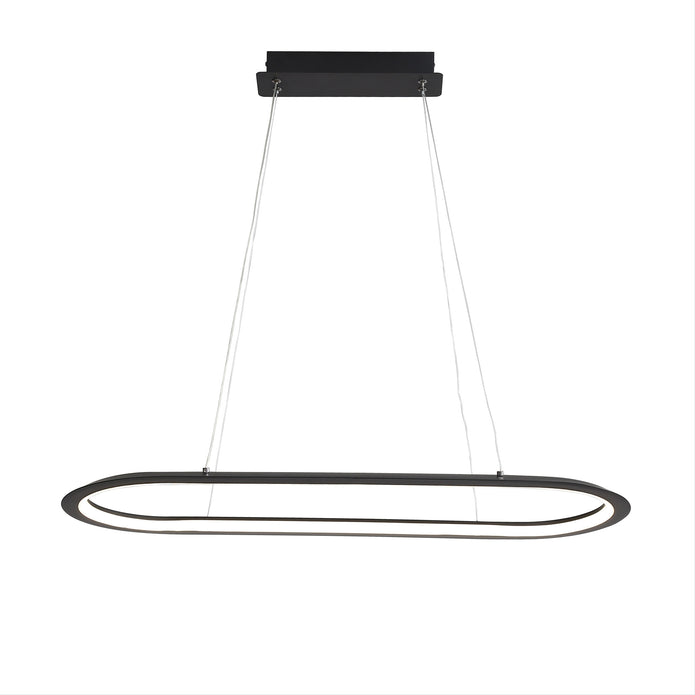Ovale Black 38W CCT LED Pendant