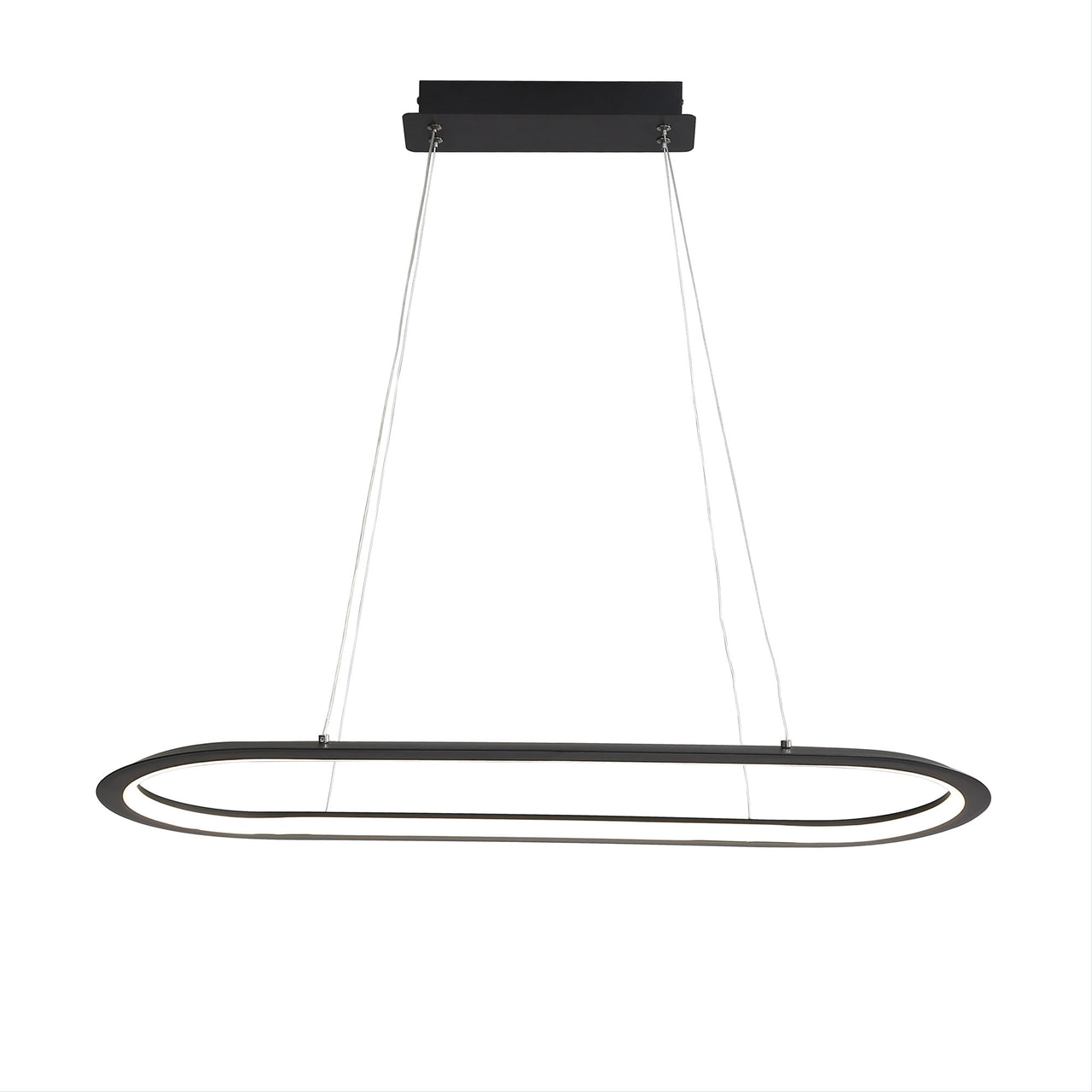 Ovale Black 38W CCT LED Pendant