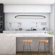 Ovale Black 38W CCT LED Pendant