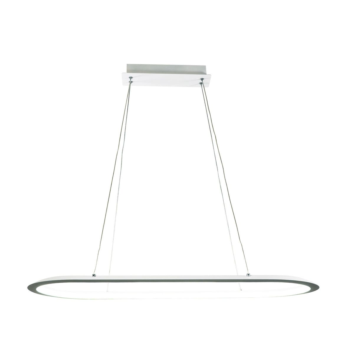 Ovale White 38W CCT LED Pendant