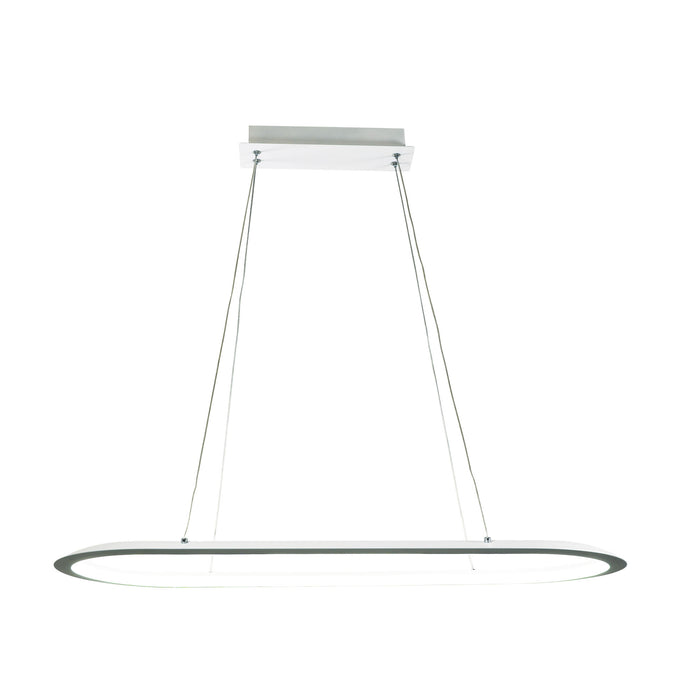 Ovale White 38W CCT LED Pendant