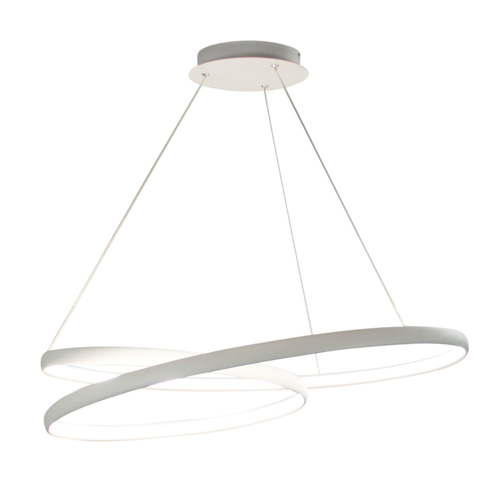 Infinity White 50W 4000K Modern LED Spiral Pendant