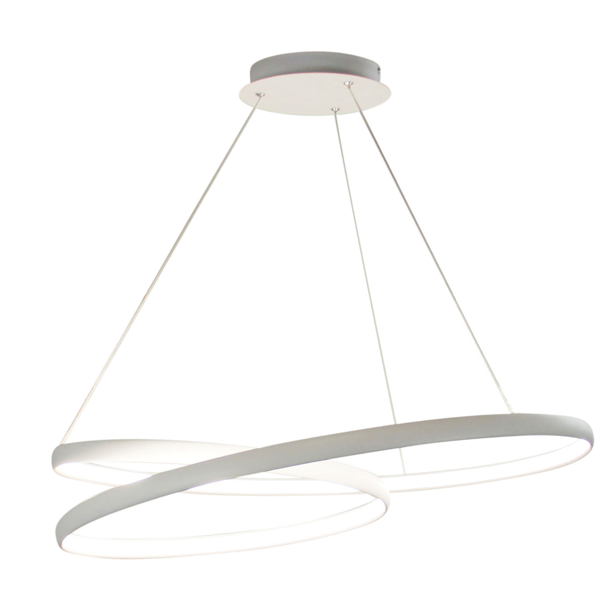 Infinity White 50W 4000K Modern LED Spiral Pendant