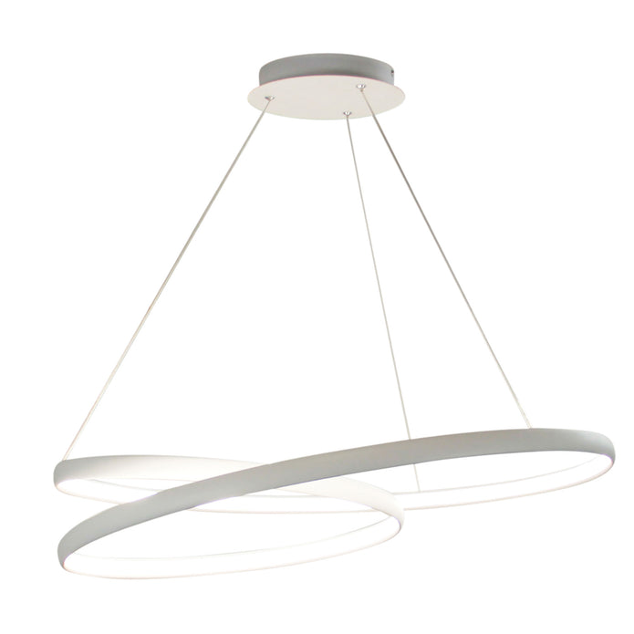 Infinity White 50W 4000K Modern LED Spiral Pendant