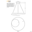 Infinity White 50W 4000K Modern LED Spiral Pendant